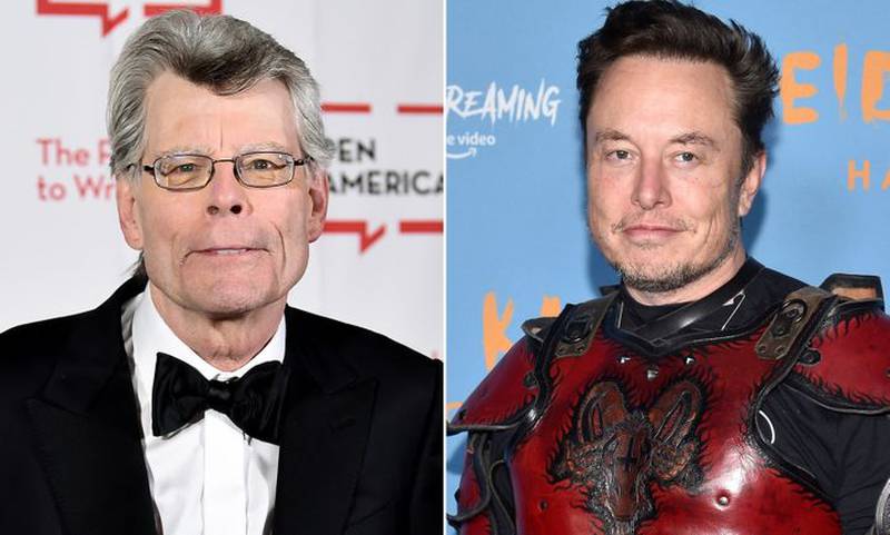Stephen King inicia pleito con Elon Musk.