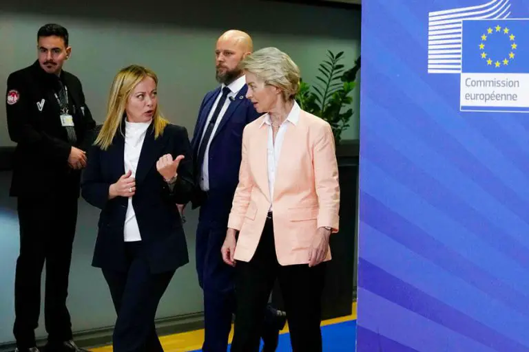La nueva premier italiana visita la UE