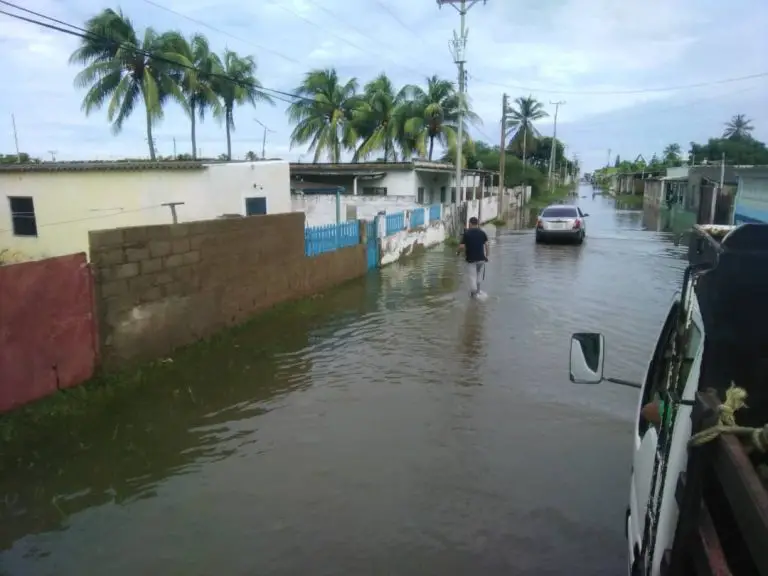 Lluvias afectaron a 168 familias en el municipio Falcón