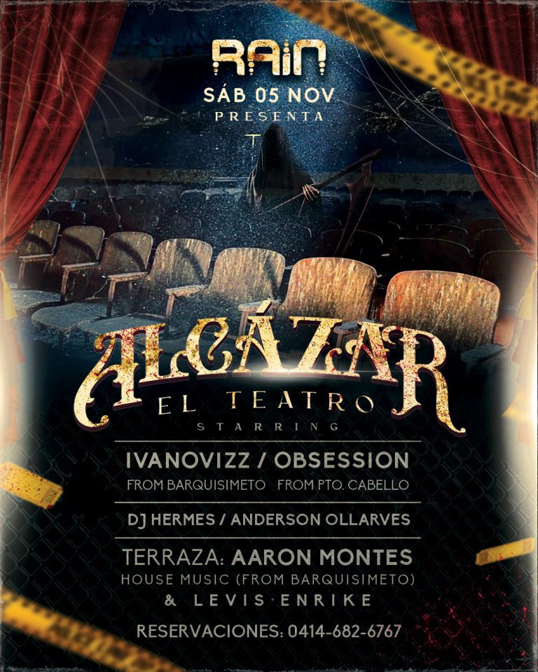 Rain se disfrazará este 5-Nov de Alcázar «el teatro»