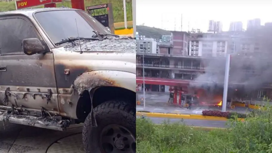 Reportan incendio en la carretera Panamericana