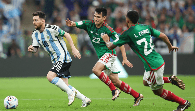 Sufre Argentina ante México