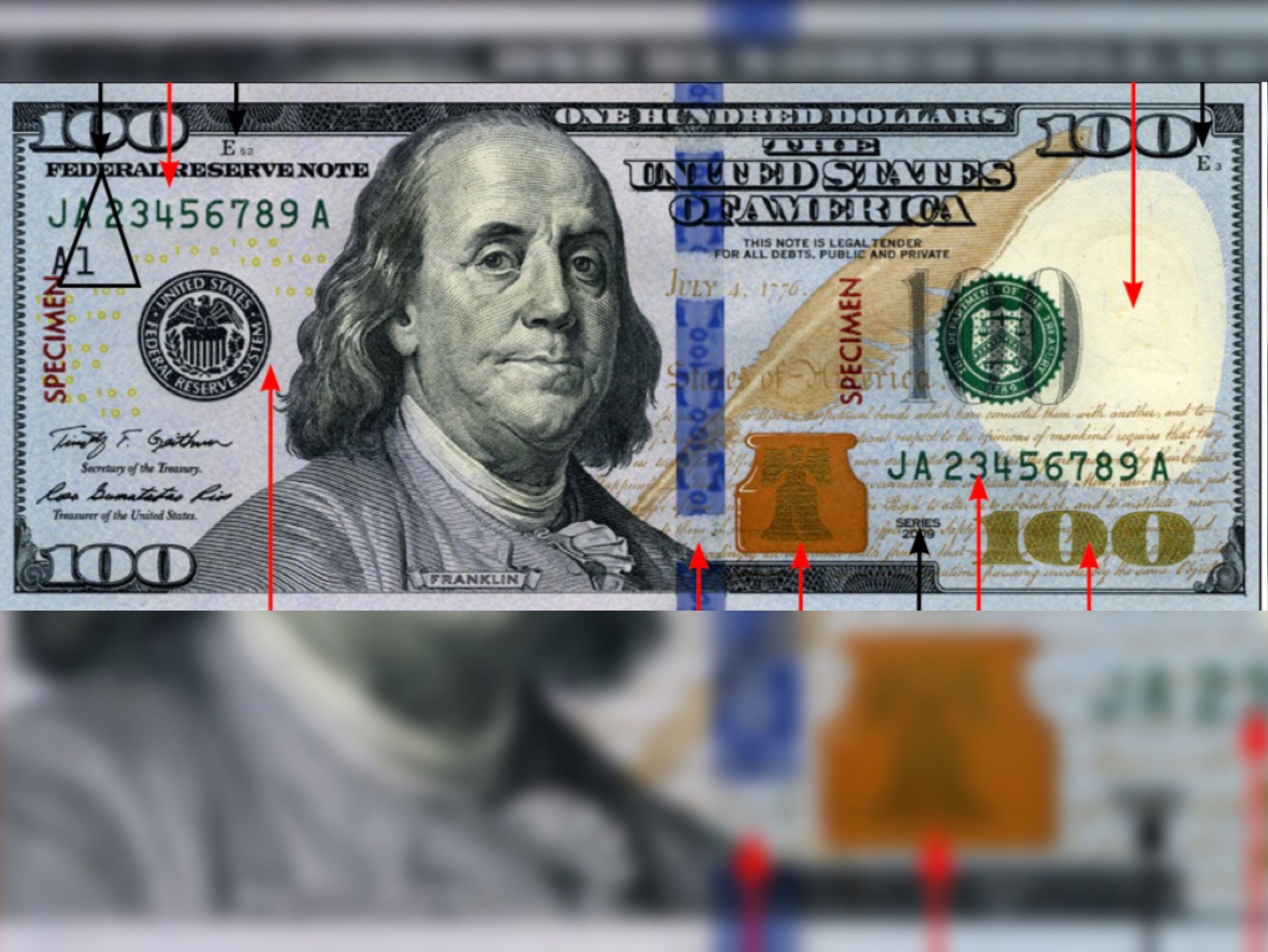 ¡Sencillo! 3 pasos para identificar dólares falsos
