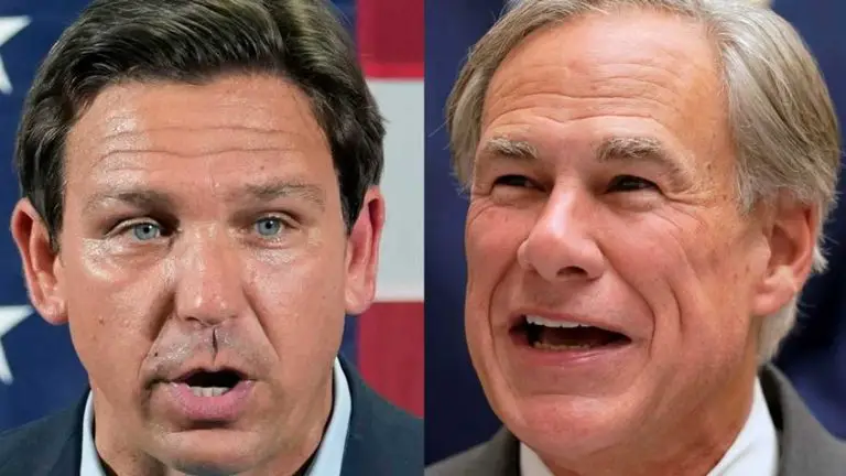 Los gobernadores republicanos de Florida y Texas son reelectos