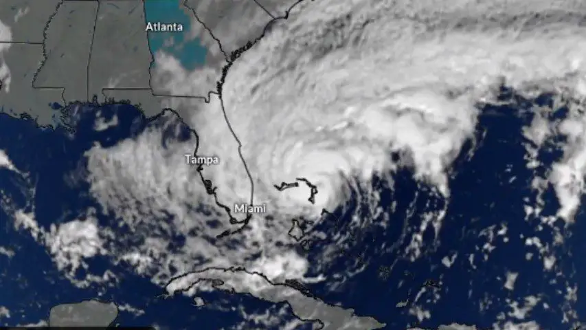 tormenta Nicole llega a la Florida