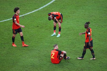 Bélgica decepciona como favorita y se queda fuera de la Copa del Mundo Catar 2022 marcando solo un gol en toda la competición.