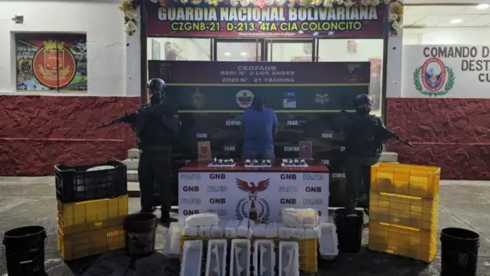 Táchira: Detienen a mujer con 12 bultos de marihuana