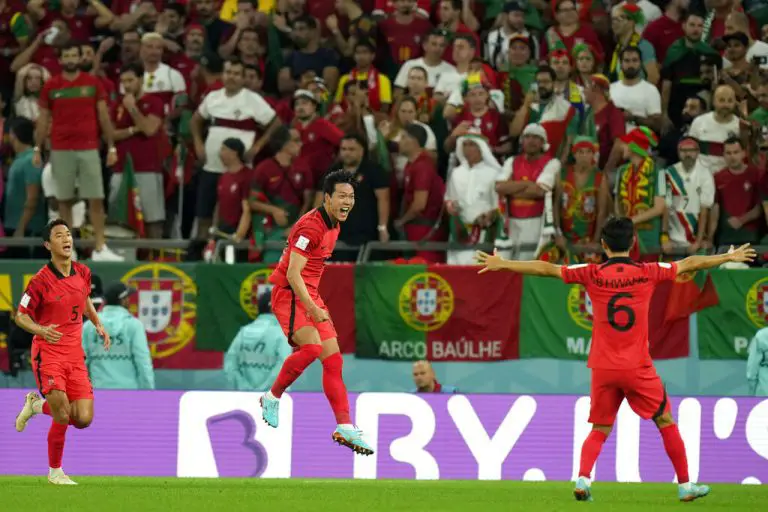 Corea del Sur sorprende con victoria ante Portugal