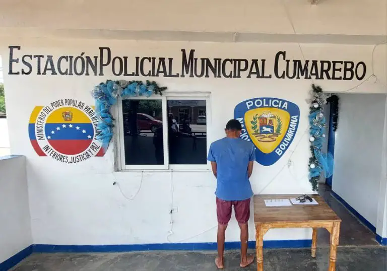 Detenido en Cumarebo por porte ilícito de arma de fuego