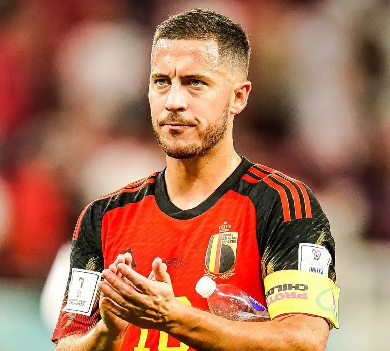 Hazard se despide de la selección de Bélgica