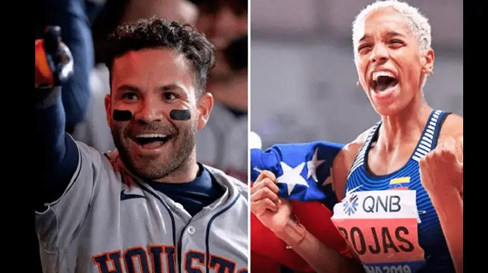 Yulimar Rojas y José Altuve fueron los mejores atletas venezolanos del 2022. La reina del salto y el beisbolista resaltaron durante el año.