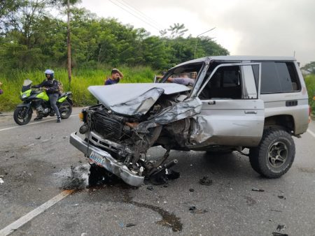 Tragedia en Guárico: cuatro muertos en choque de vehículos