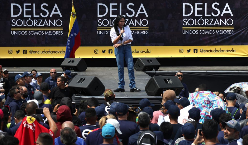 Delsa Solórzano dijo que quiere ser Presidenta del país.