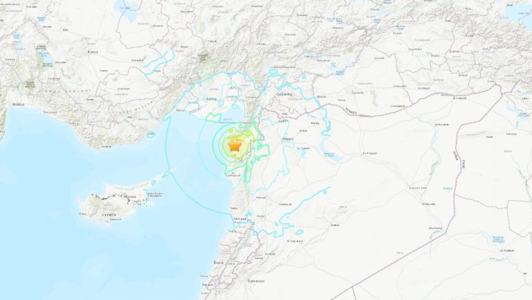 Último momento| nuevo Terremoto de 6,4 en la frontera de Siria y Turquía