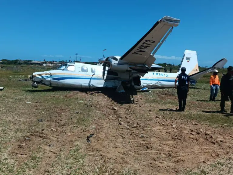 Accidente aéreo no dejó víctimas en Adícora