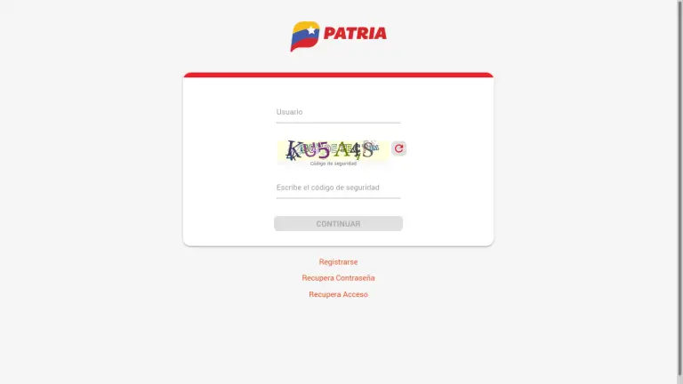 Cómo recuperar tu acceso a Plataforma Patria | Paso a paso