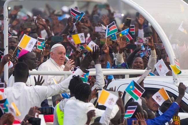 El Papa hace una última llamada a la paz en Sudán del Sur