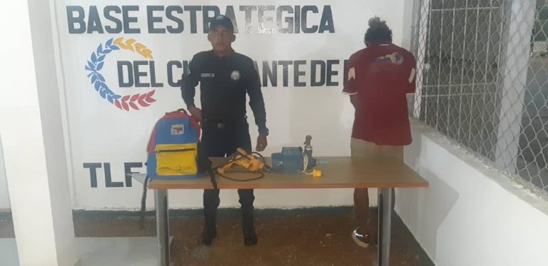 Detenido por hurto en Los Taques