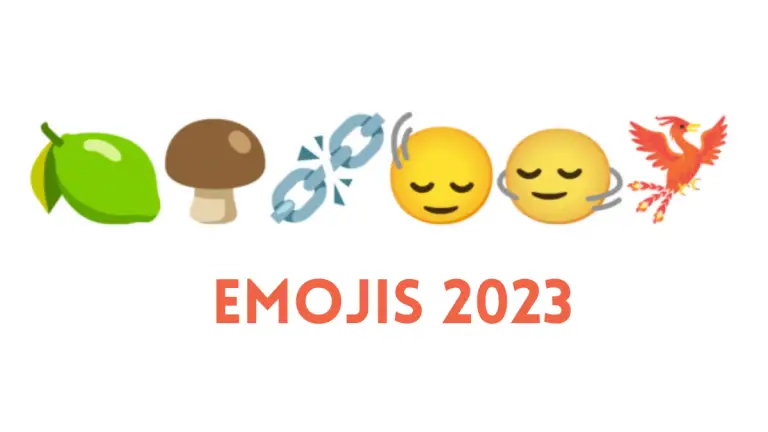 Conoce los 6 nuevos emojis de 2023
