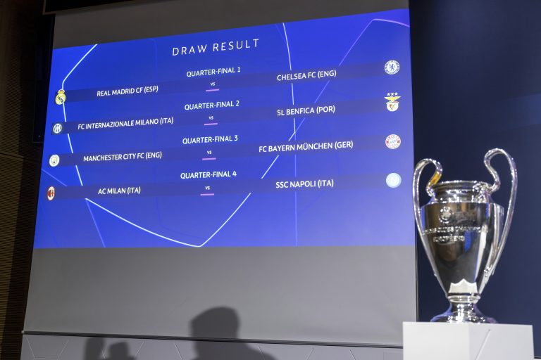 Conoce las llaves de los cuartos de final en la Champions League después del sorteo. Los clubes de Europa luchan por llegar a la final.