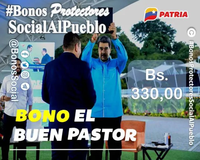 Bono El Buen Pastor de la Patria por 330 Bs. ¿Quiénes lo cobran?