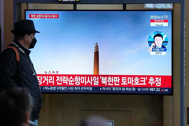 Corea del Norte hace lanzamiento de prueba de misiles crucero