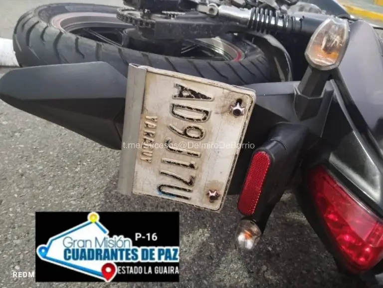 Choque de motos deja un muerto en La Guaira