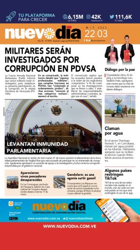 PORTADA MIÉRCOLES 22 DE MARZO DE 2023