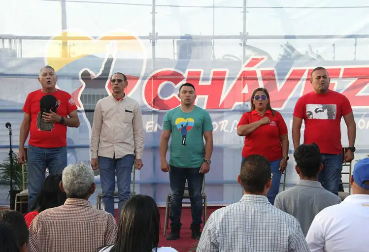 El Psuv realizó una actividad en la ciudad de Coro con miembros de su militancia para recordar al fallecido expresidente Chávez.
