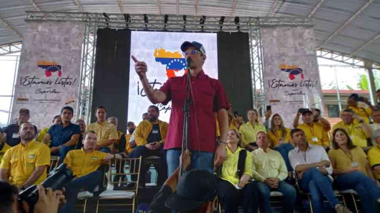 Henrique Capriles lanza su candidatura para la primaria (VIDEO)