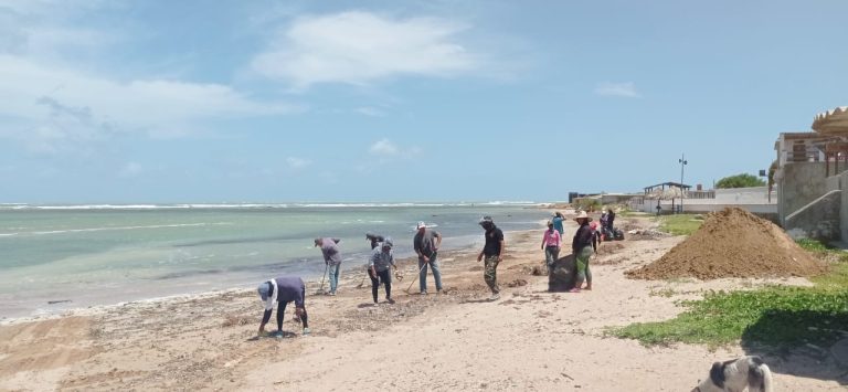 Realizan limpieza de playas de cara a Semana Santa