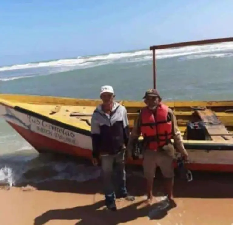 Hallaron los 2 pescadores de Tocópero desaparecidos