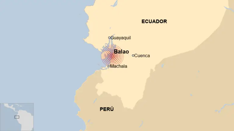 Suben a 14 los fallecidos en Ecuador tras terremoto