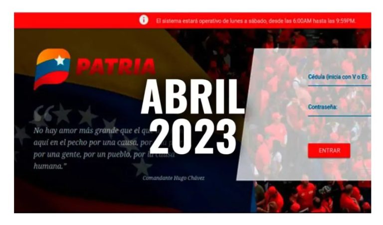 Activos | Patria pagará 10 Bonos la 2da quincena de abril 2023