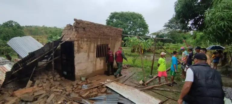 Emergencia en Cojedes tras las afectaciones por las fuertes lluvias