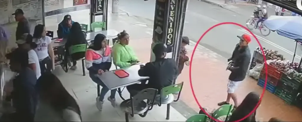 En video quedó registrado asesinato de un venezolano en Bogotá