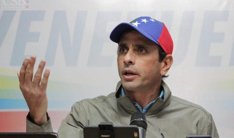 Henrique Capriles “No habrá aumento del salario mínimo”