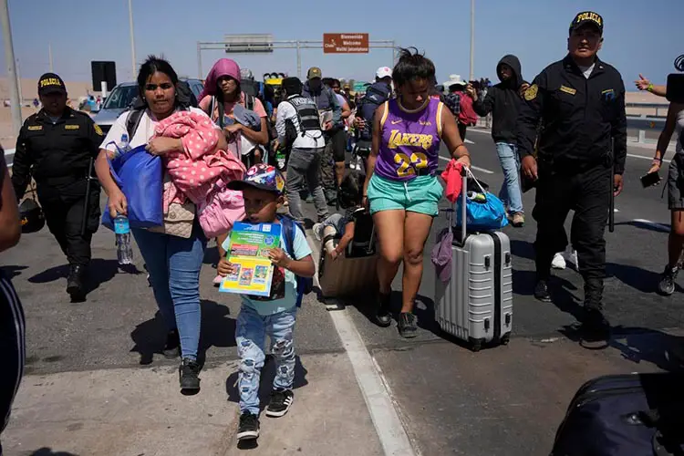 Migrantes venezolanos Chile