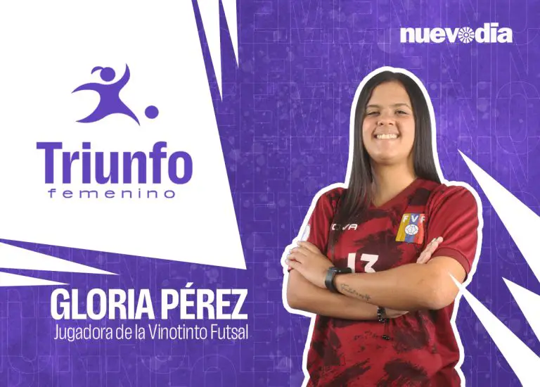 Triunfo Femenino: Gloria Pérez, una goleadora vinotinto