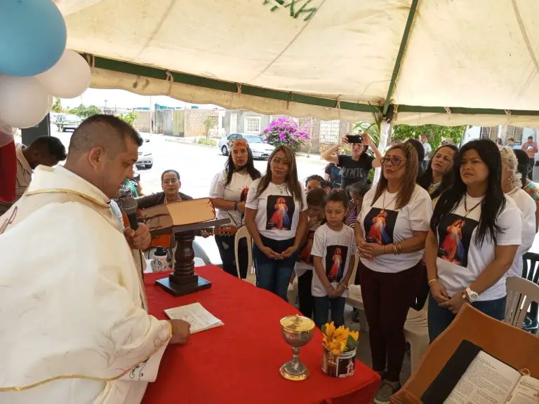 En Ciudad Federación honran a Jesús de la Misericordia