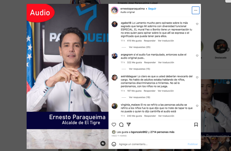 Alcalde de El Tigre respondió ante polémica del audio filtrado+ VIDEO