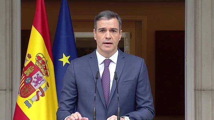 En España, Pedro Sánchez convoca elecciones anticipadas 