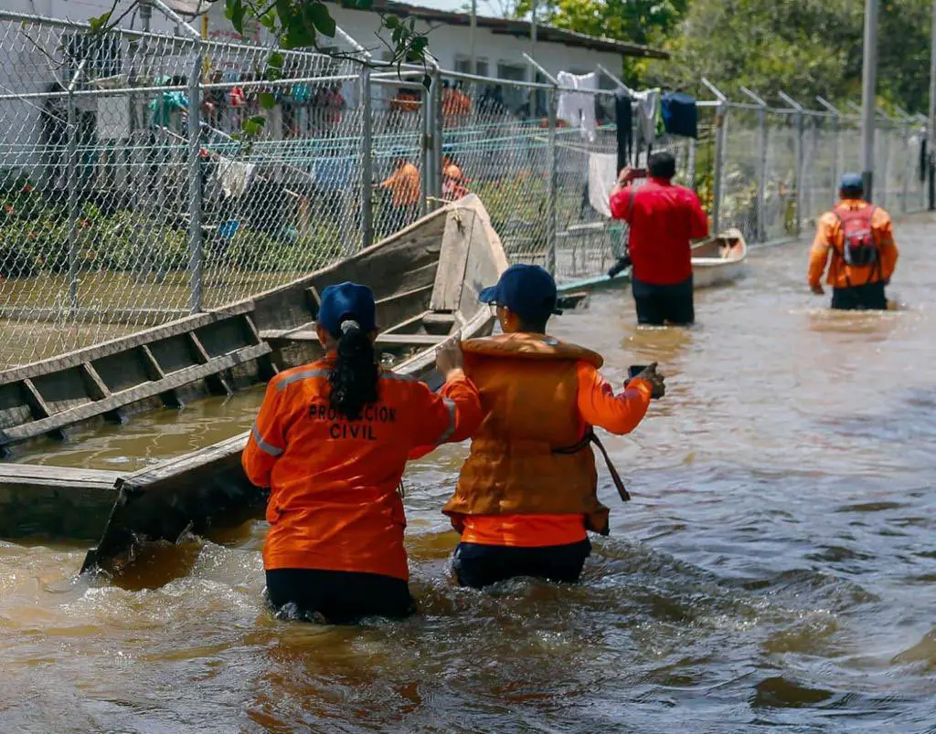 Inundaciones en Los Llanos venezolanos por las fuertes lluvias