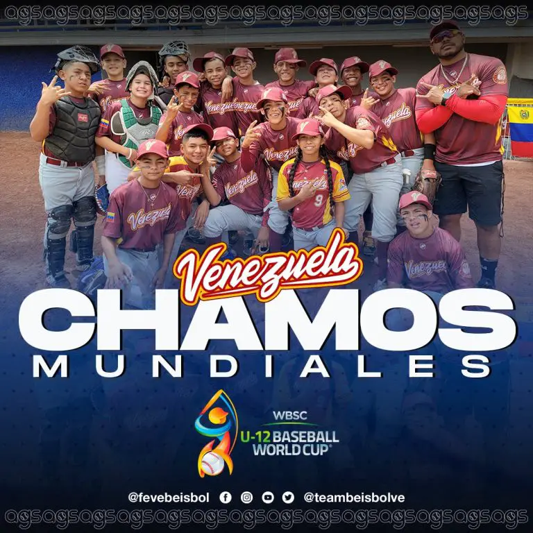 El Team de Venezuela logra pase al Mundial de Béisbol U12
