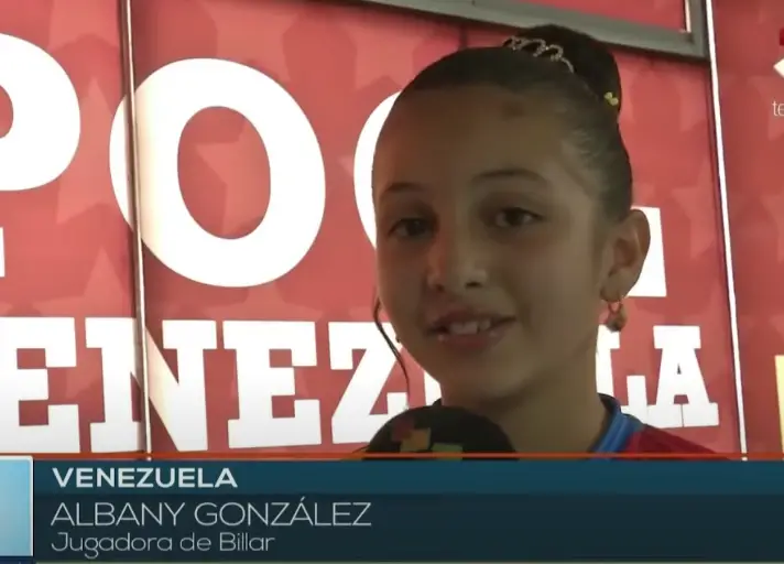 Niña prodigio del billar es falconiana: Albany González