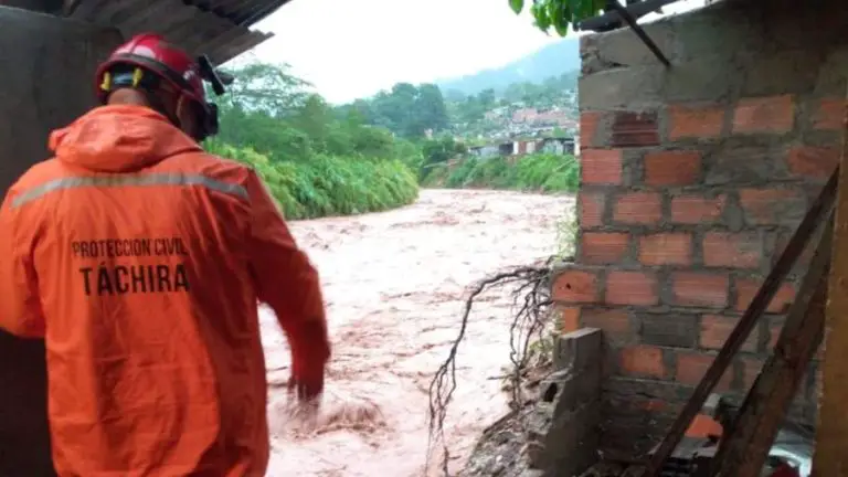 87 viviendas afectadas en Táchira por las últimas lluvias