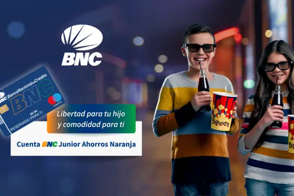 Conoce la cuenta BNC Junior Ahorros Naranja para jóvenes