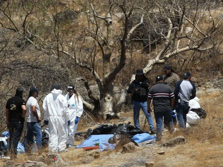 En México, buscan desaparecidos y hallan 45 bolsas con restos humanos