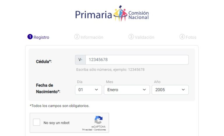 Comisión de Primaria activa web para electores en el exterior