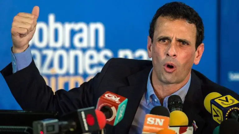Capriles: «no es momento» para debate entre opositores